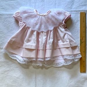 Vintage Newborn Handmade Dress